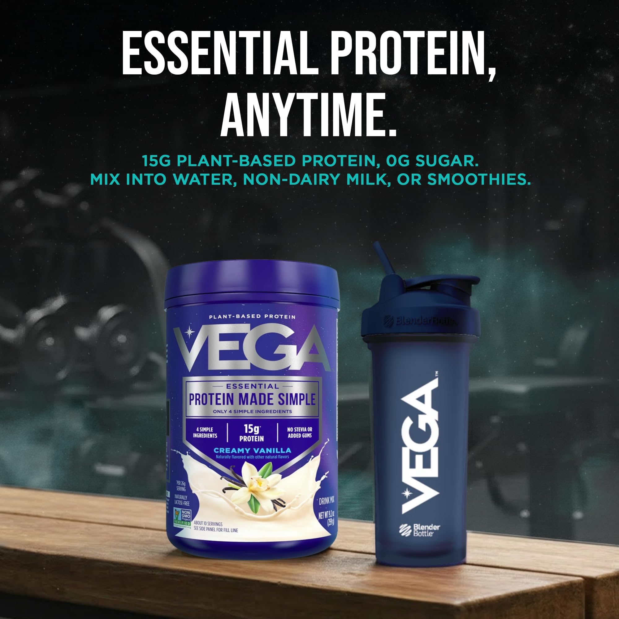 Vega Protein Made Simple Plant-Based Vanilla Protein Powder with 15g Protein – Stevia-Free, Clean Nutrition – 9.2 oz (10 Servings) — Amazon image 11