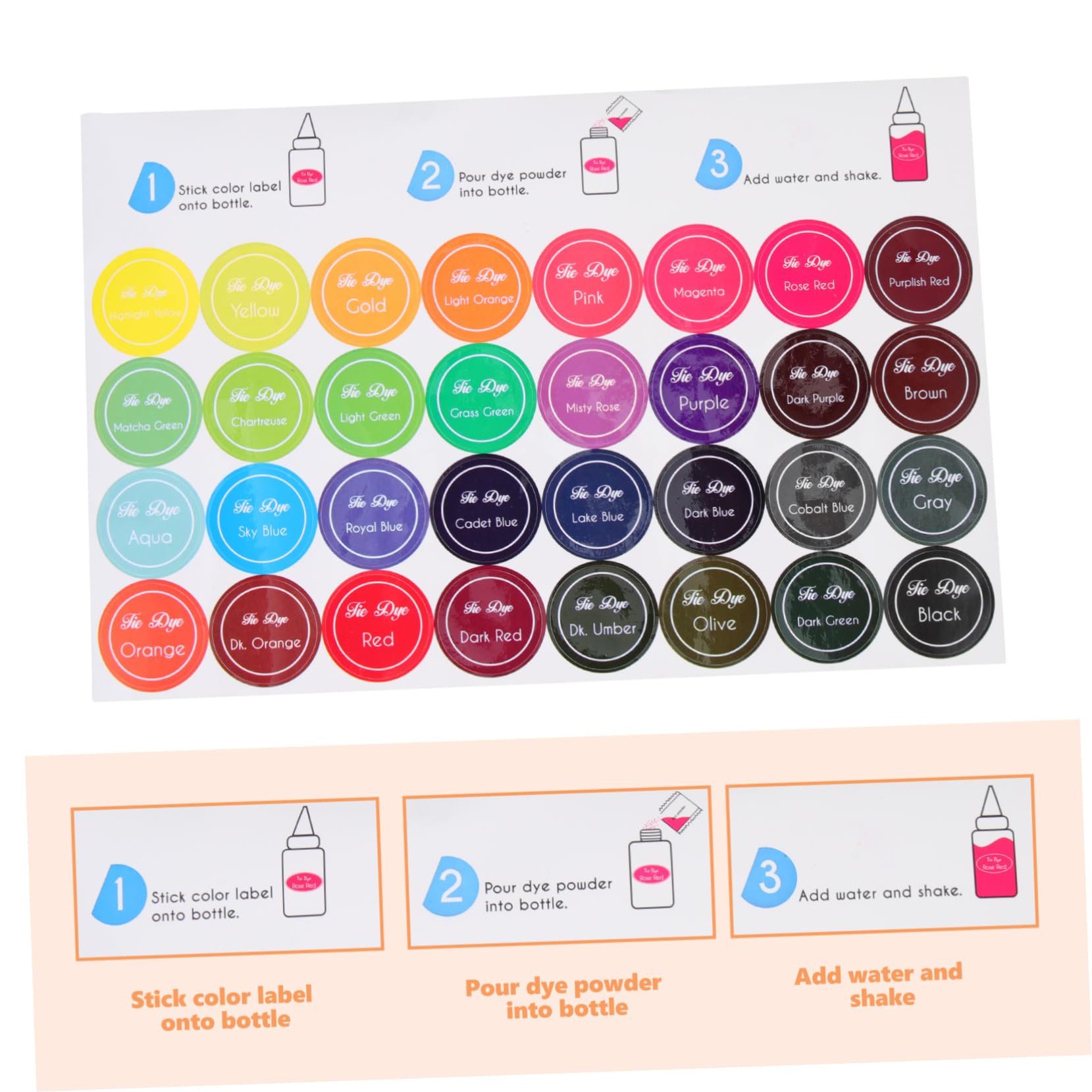 SEWACC 1juego De Para Teñido Tie Dye y Manualidades Adultos Kit De Teñido Para Ropa y Accesorios
