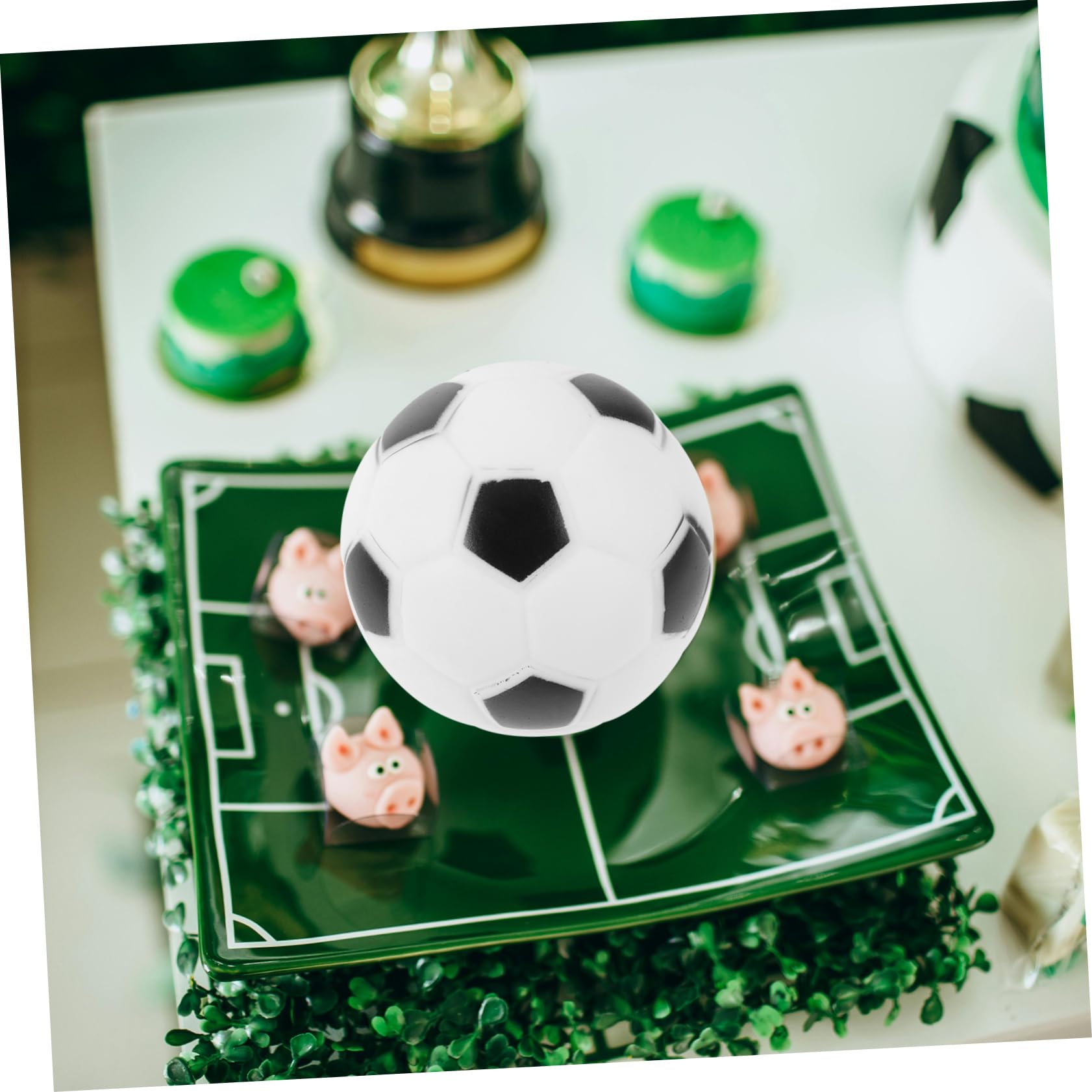 12pezzi Decorazioni per Torte Calcio per Feste di Compleanno e Temi Sportivi Accessori per Torte e Cupcake Decorazioni Festive