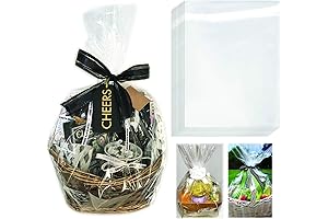 AnapoliZ Plastic Wrap for Easter Baskets