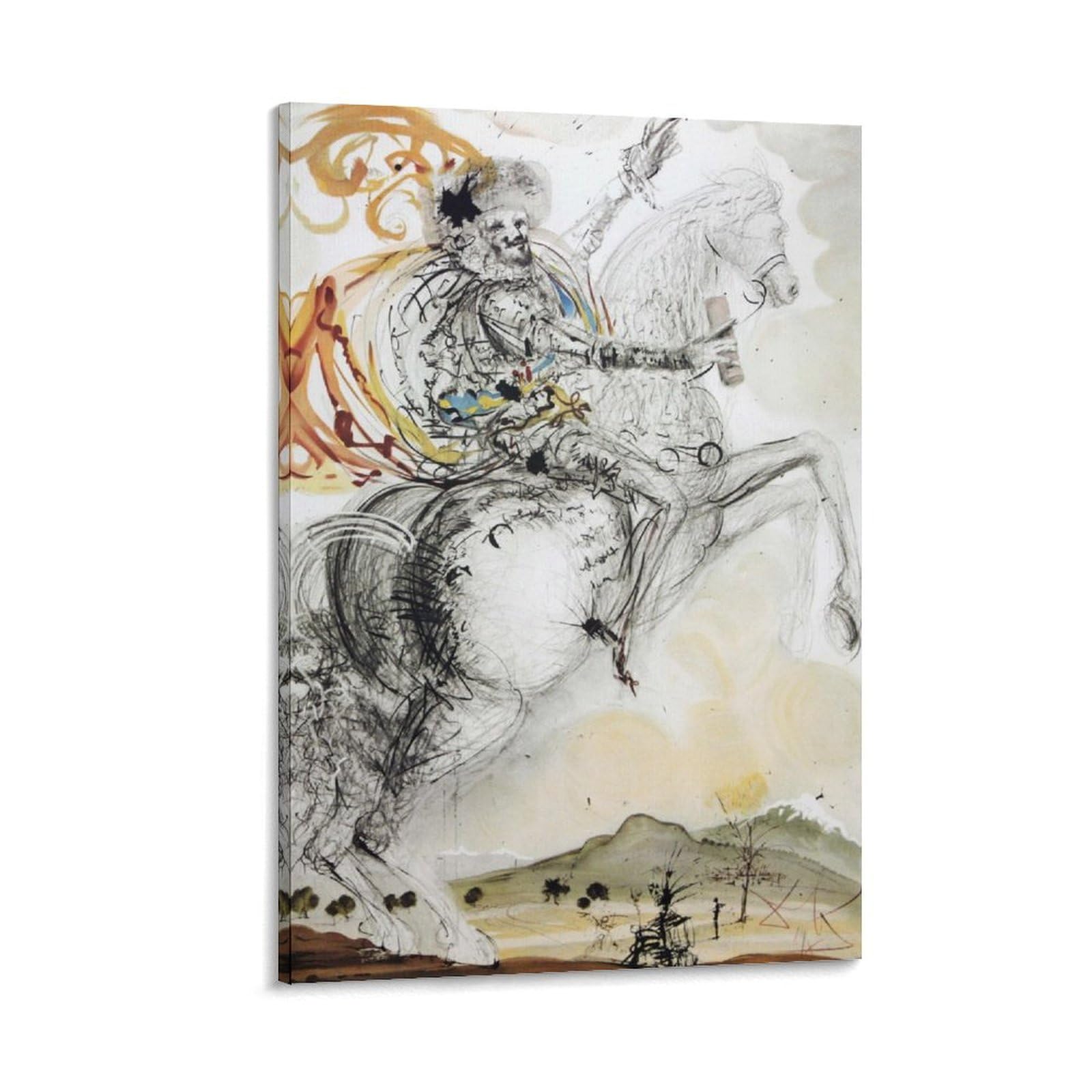 サルバドール・ダリ Salvador Dali ドンキホーテ 銅版画 EA版 肉筆 