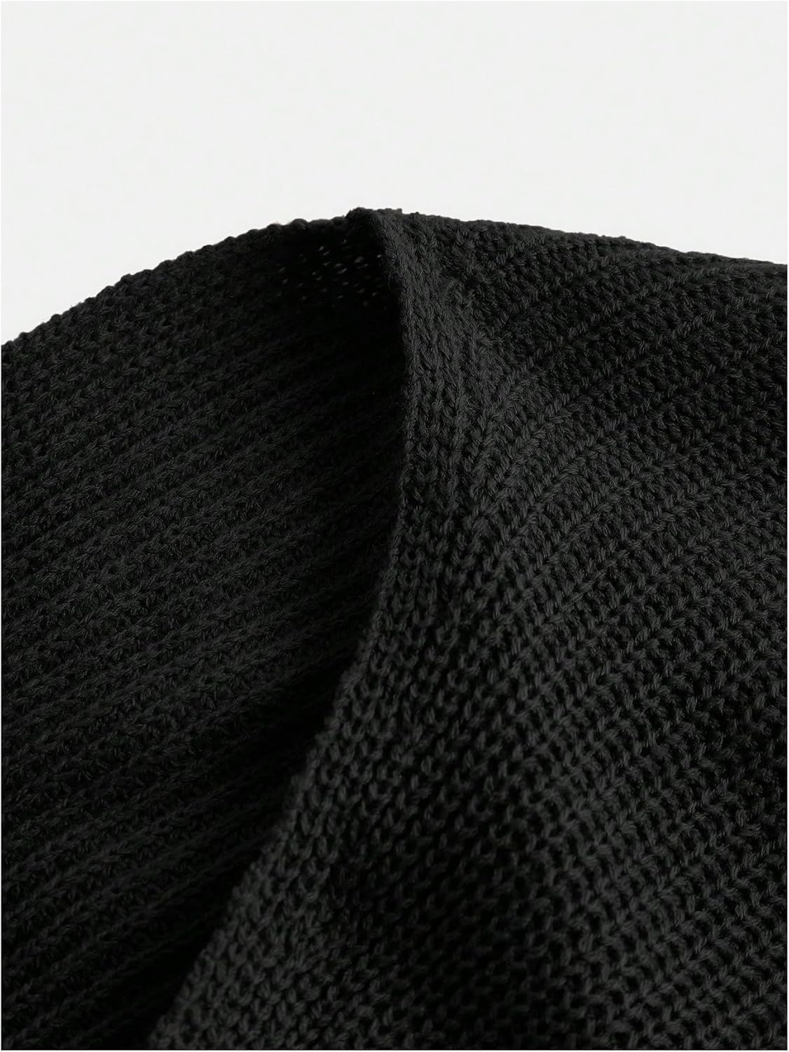 SHENHE Girl's Open Front Ribbed Lightweight Knit Teen Long Sleeve Sweater Casual Cropped Cardigan - Image 4