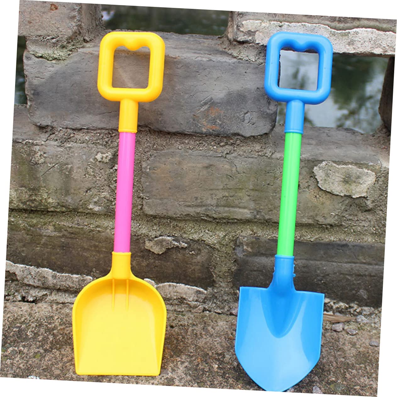 Set di 10 Pezzi di Palette Doppie per Bambini in Abs, Giocattoli da Spiaggia e Neve, per Giochi All'aperto e Attività sulla Sabbia Colore Casuale