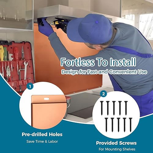 Miniatura 5 de Protector contra salpicaduras de acero inoxidable con revestimiento de color cobre, panel de metal de 24 x 30 pulgadas para estufa de cocina, pared