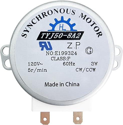 Motor giratorio de microondas OEM 5304509440 WB26X10176 WB26X32190 5304464113 Se adapta a Frigidaire Electrolux Kenmore Sears Microondas Synchronous