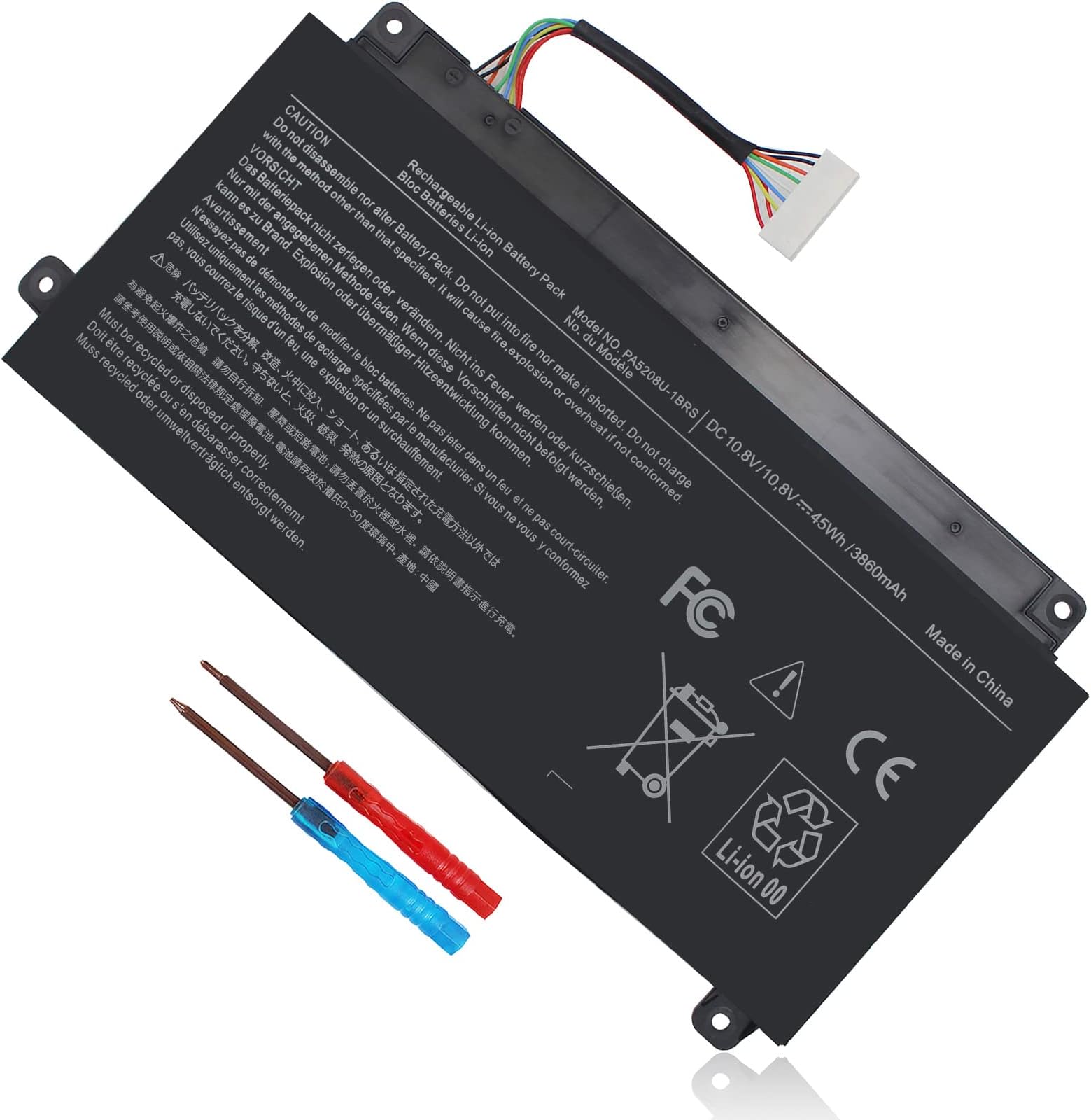 Bateria Toshiba Pa5208u 1brs Satellite Chromebook Negro | Cuotas sin interés
