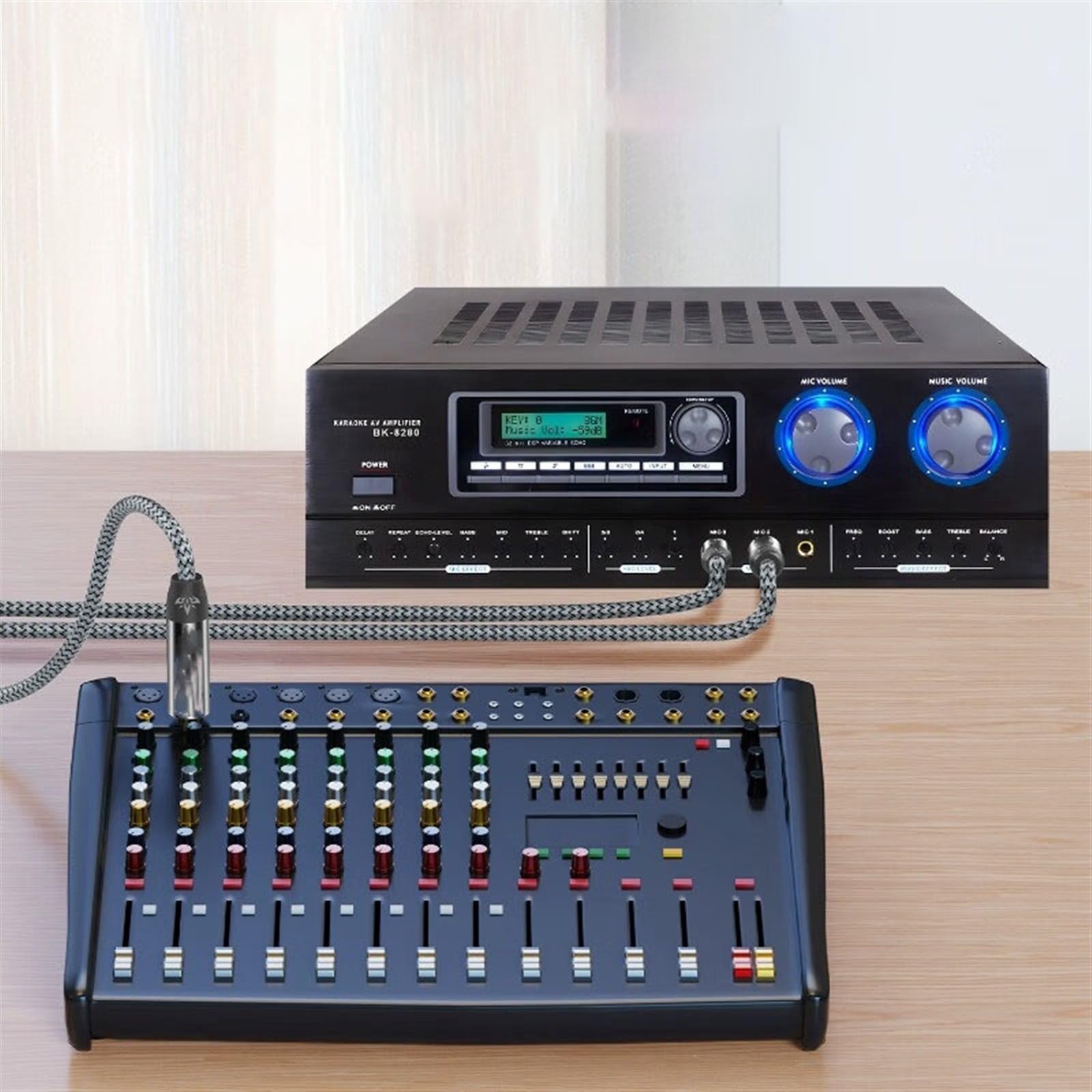kabel audio instrumentu muzycznego 6,5 Do 6,5 Męski 1:2 Duży 2-żyłowy Męski Do Męskiego Głośnika Wzmacniacz Mocy Gitara Elektroniczna Klawiatura Perkusja Mikser Kabel Adapter(300cm)