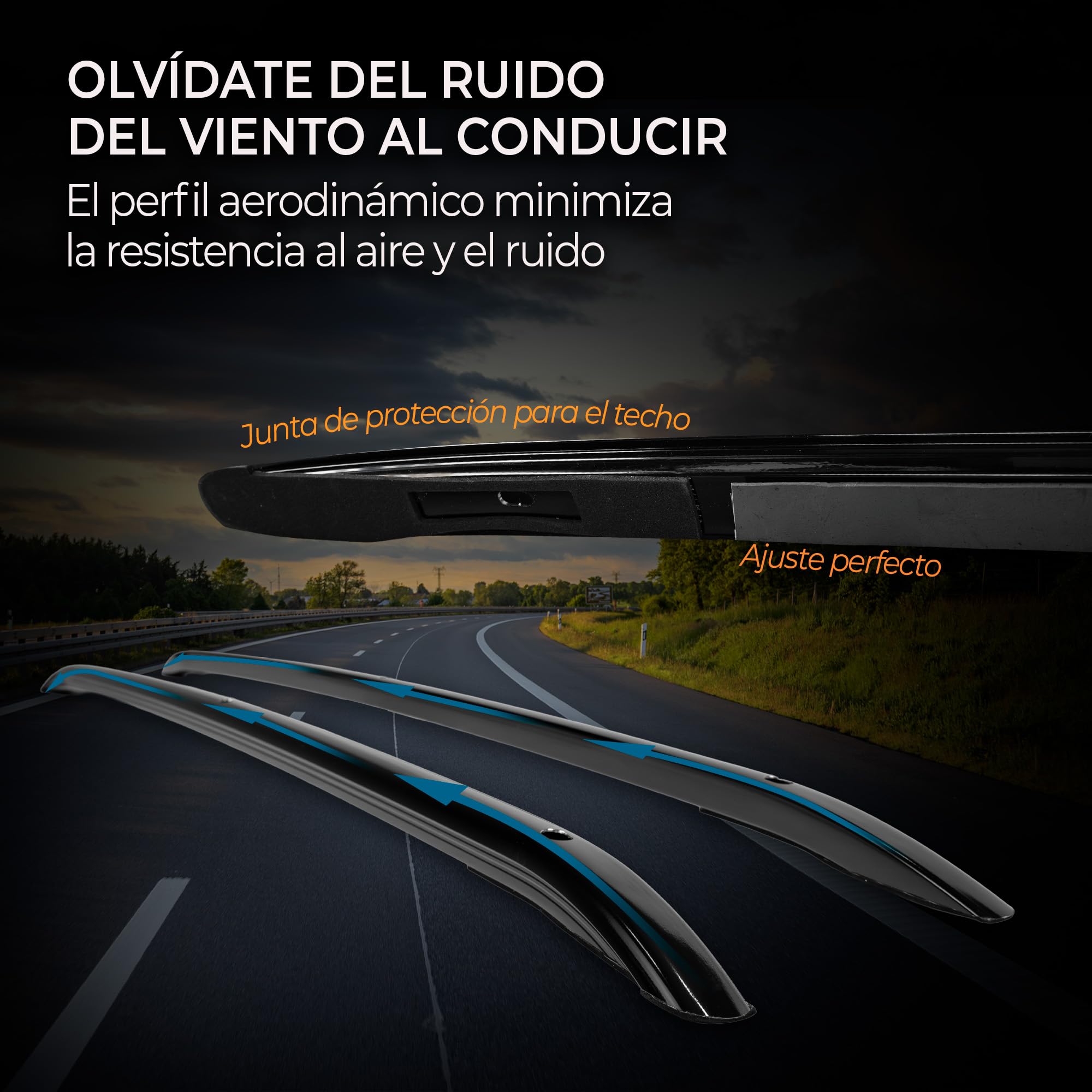 CHROMEMASTER | Barras De Techo Integradas Compatibles con Opel Combo L1 Standard Corto 2018+; Instale En Las Barras De Techo Un Portaequipajes, Un Cofre De Techo O Una Cesta De Techo | Aluminio