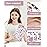 Narwey Small Makeup Bag for Purse Travel Makeup Pouch Cosmetic Bag Zipper Pouch Bags for Women (Little Dusty Pink Flower)