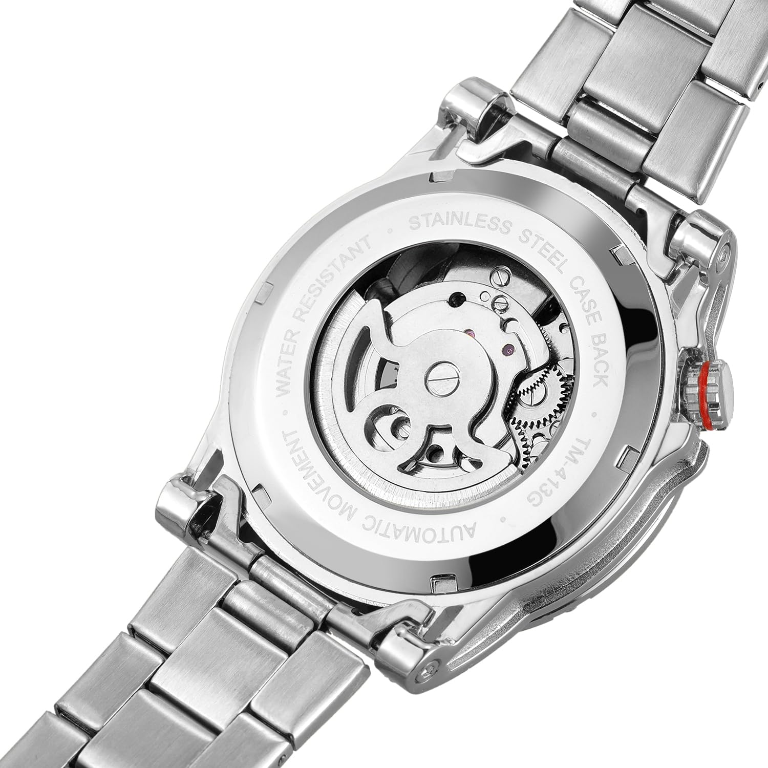 Herren-Armbanduhr, wasserdicht, großes Zifferblatt, automatisch, starkes Tourbillon-Skelett, selbstaufziehend