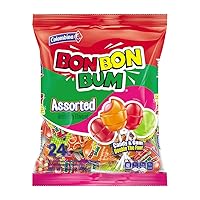 Vista 61 de PALETA RELLENA DE CHICLE BON BON BUM COLOMBINA, SABOR A MARACUYá, 24