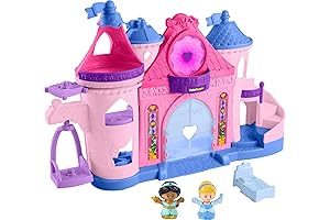 Fisher-Price Little People Disney Princess Magical Lights & Dancing Castle Musical Playset...