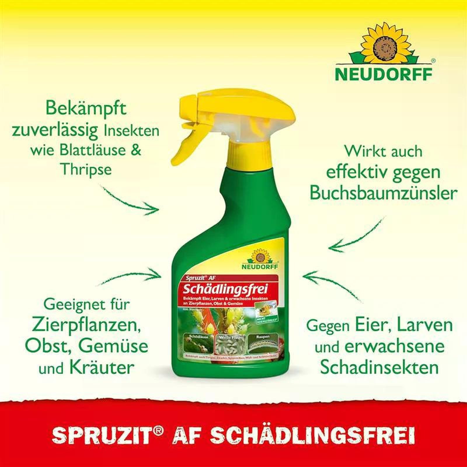 6 X 250ml Spruzit Schädlingsfrei AF