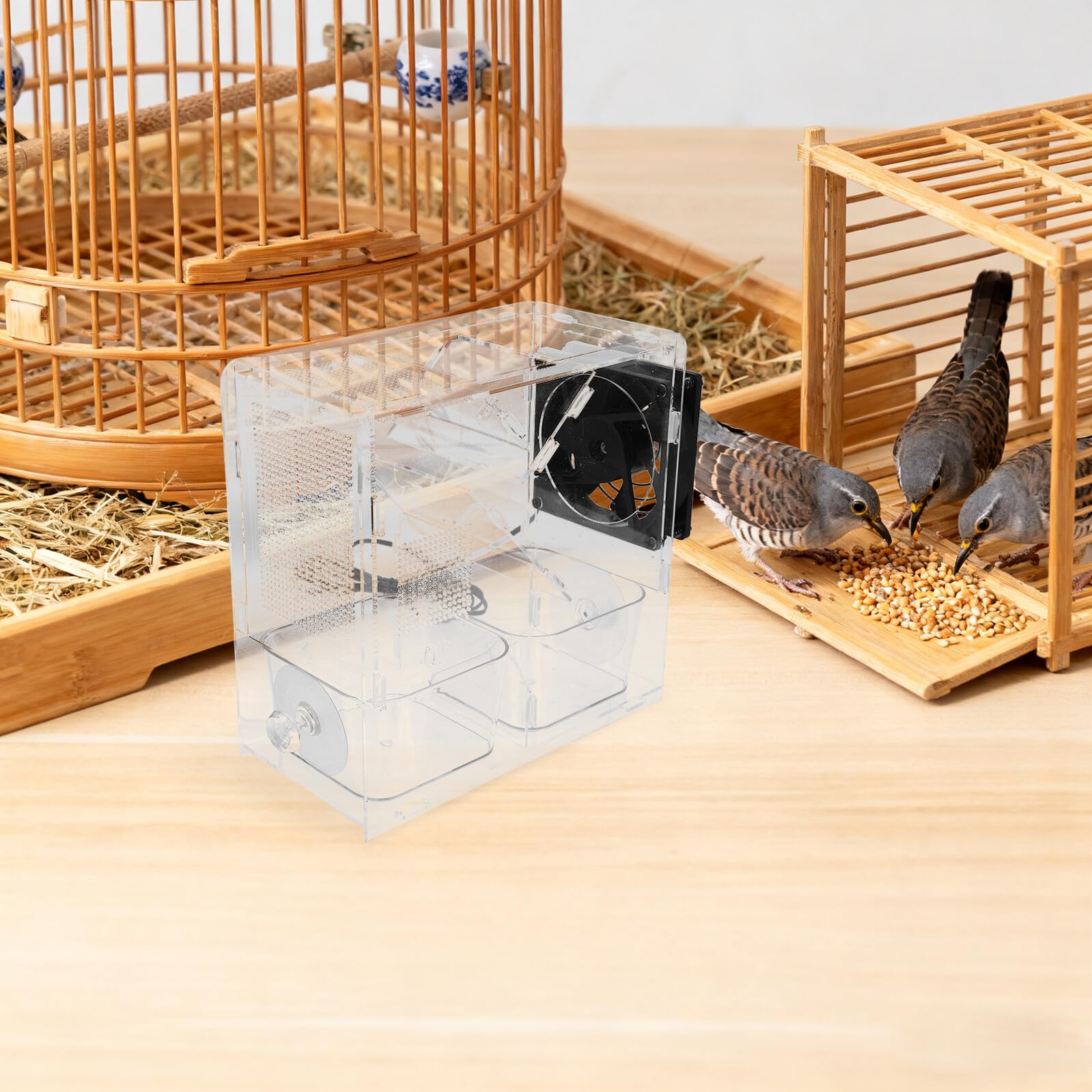 Toyvian Séparateur de Graines pour Oiseaux 1 Set Structure de Vannage