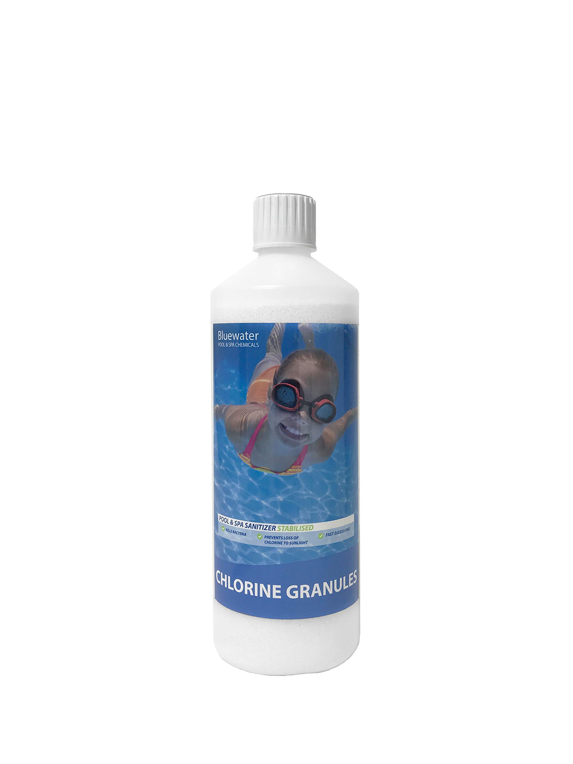 Bluewater 1Kg Stabilised Chlorine Granules Swimming Pool & Spa Chemicals