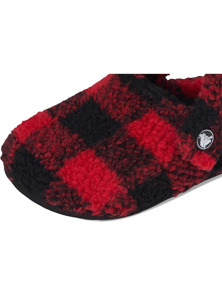 Black Crocs Classic Cozzzy Slippers (Toddler)