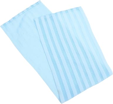 LIFKOME 2pcs Elongated Shower Towel Exfoliating Scrubber Soft Polyester Bathing Washcloth for Men Women