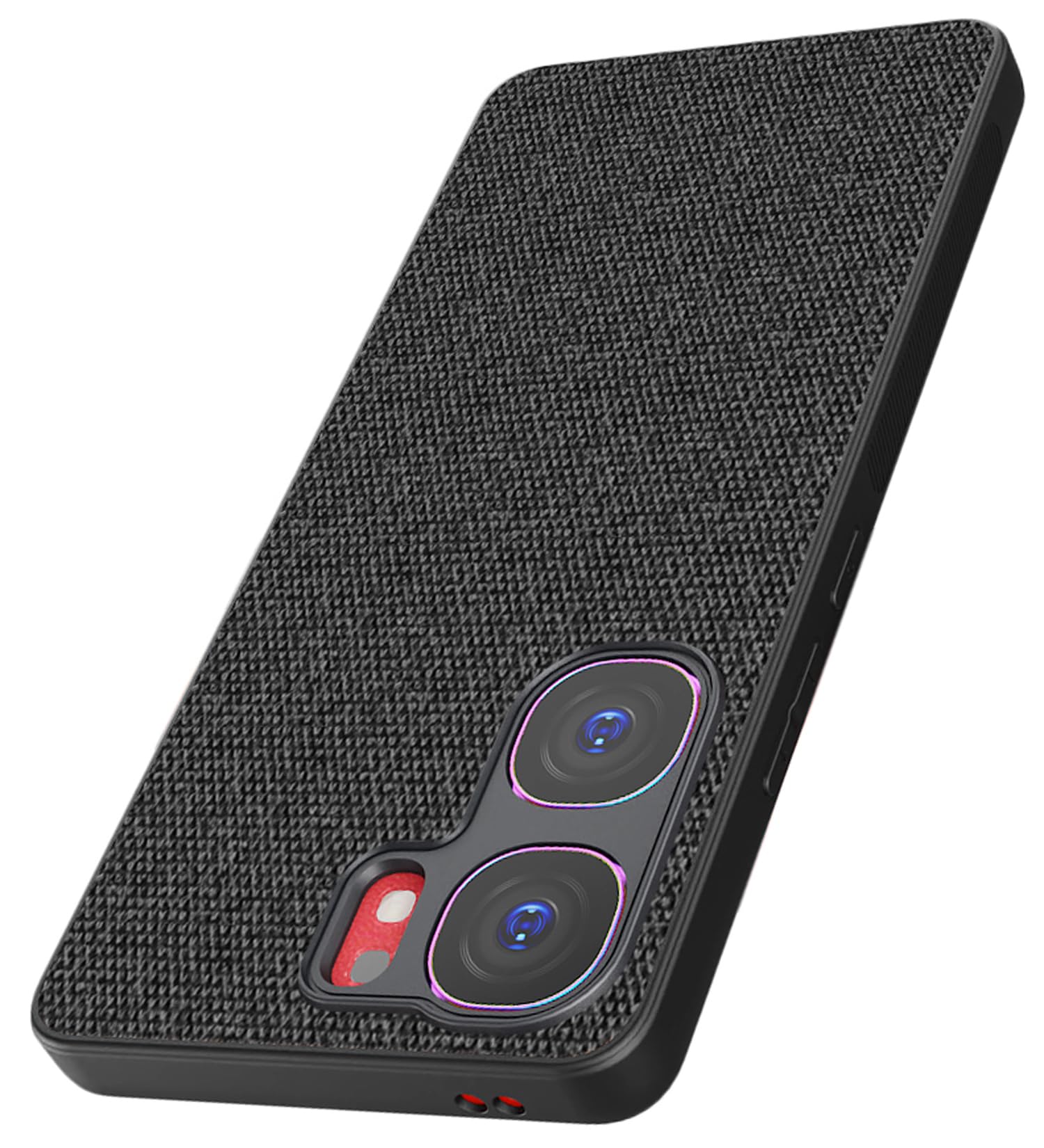 Kapa Soft Full Fabric Protective Back Case Cover for IQOO Neo 9 Pro | Shockproof Slim Hard Anti Slip Back Case (Black) (B0CZNM3F2C) Amazon Price History, Amazon Price Tracker