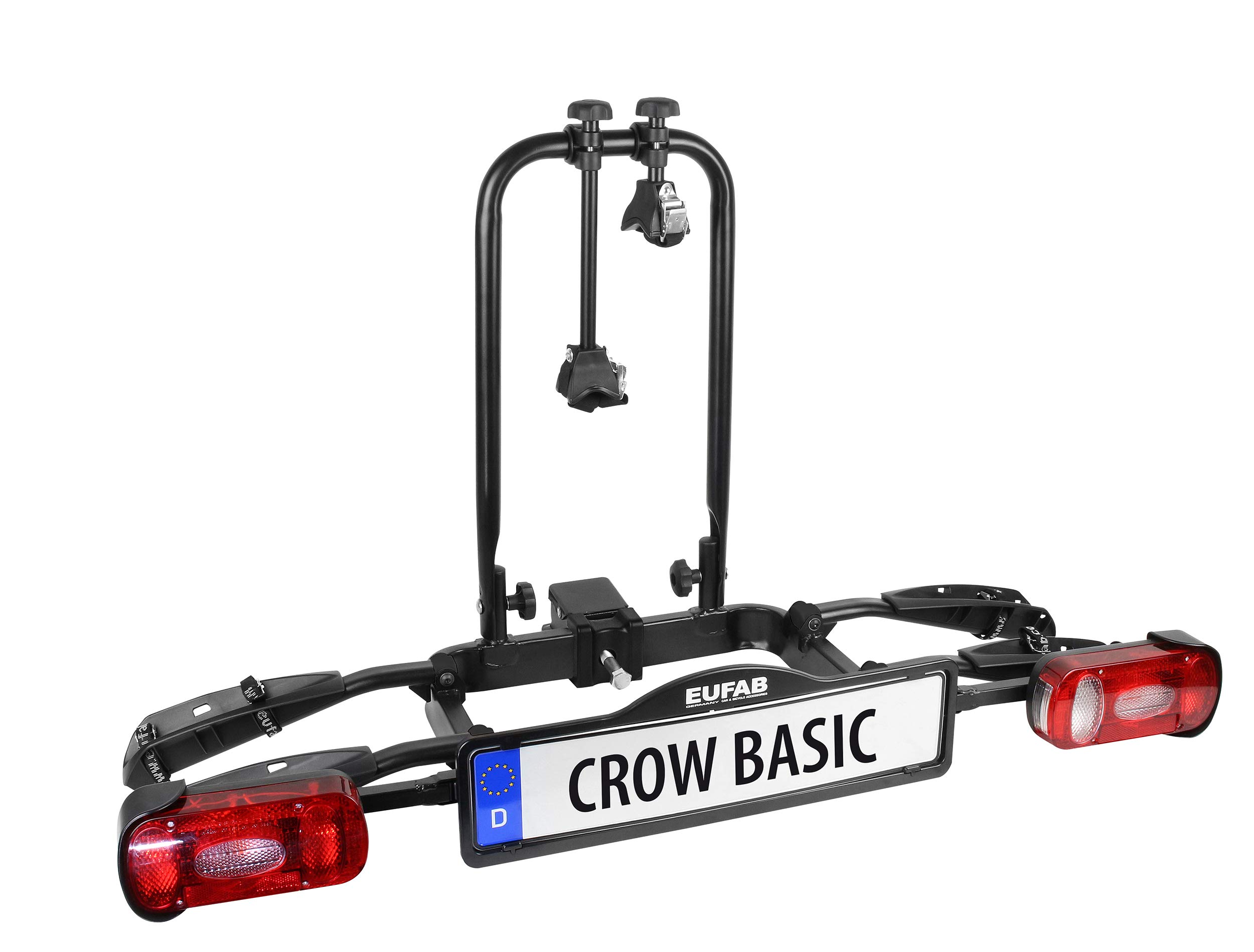EUFAB 11569 Fahrradträger CROW BASIC + EUFAB 16412 Universal Wandhalterung für Fahrradträger