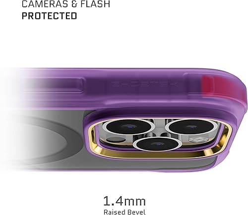 Miniatura 3 de Ghostek Covert - Funda magnética transparente para iPhone 15 Pro, compatible con accesorios MagSafe, protección contra caídas a prueba de golpes,