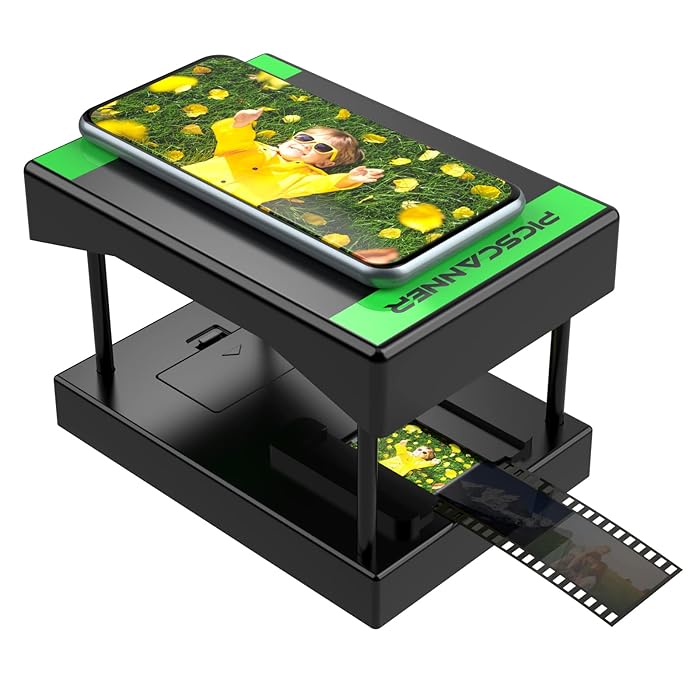Buy Rybozen Mobile Film and Slide Scanner, FILM to JPEG，Converts 35mm