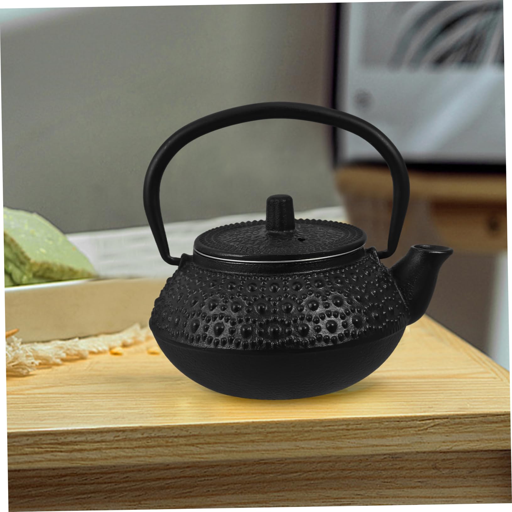 Cabilock Tetera De Hierro Con Infusor De Té Para Estufa Capacidad Para Preparar Té Suelto o Café Casa o Cocina