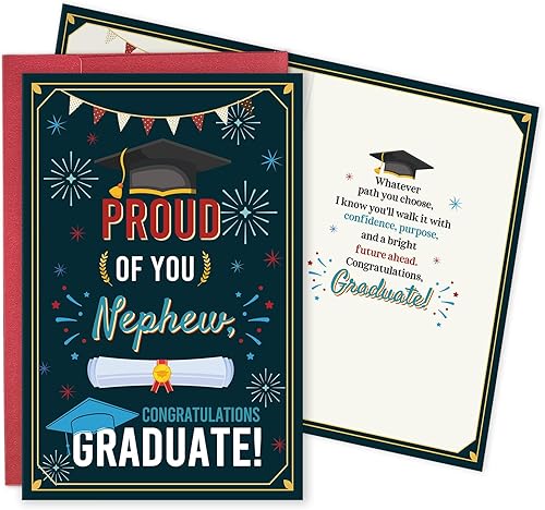 Happy Graduation Card for Nephew