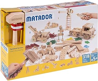 Anuncio patrocinado: Matador Set de Construcción para Niños Desde 5 Años – 318 Piezas | Juego de construcción en Madera At...