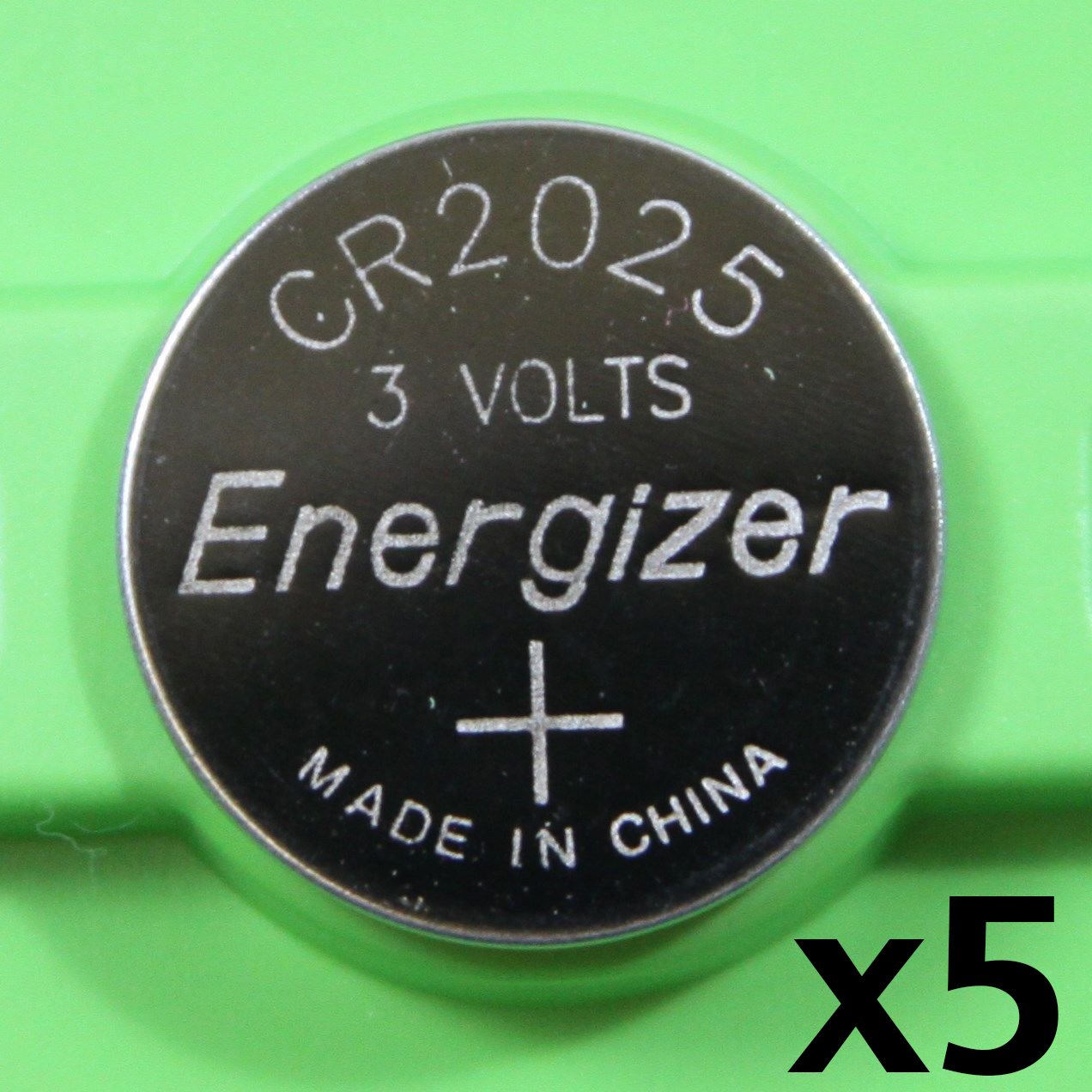Buy [ Pack of 5 ] Cr2025 3v Lithium Coin Cell Battery Dl2025 Ecr2025 ...