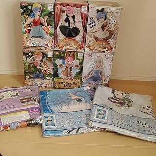 Re:ゼロから始める異世界生活フィギュアレムラム眠り姫ブランケット３枚