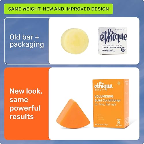 Miniatura 2 de Barra de acondicionador voluminizante con biotina para cabello fino y fino, sin plástico, vegano, libre de crueldad, 2.12 oz