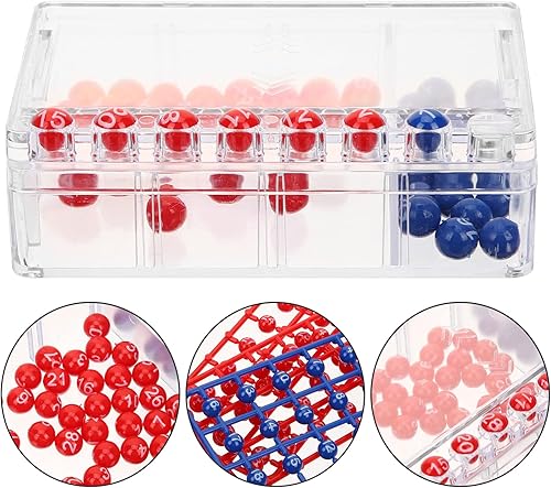 Miniatura 8 de Mini contenedores mini juguetes 1 número número afortunado selector máquina máquina de bolas elevadas bola máquina