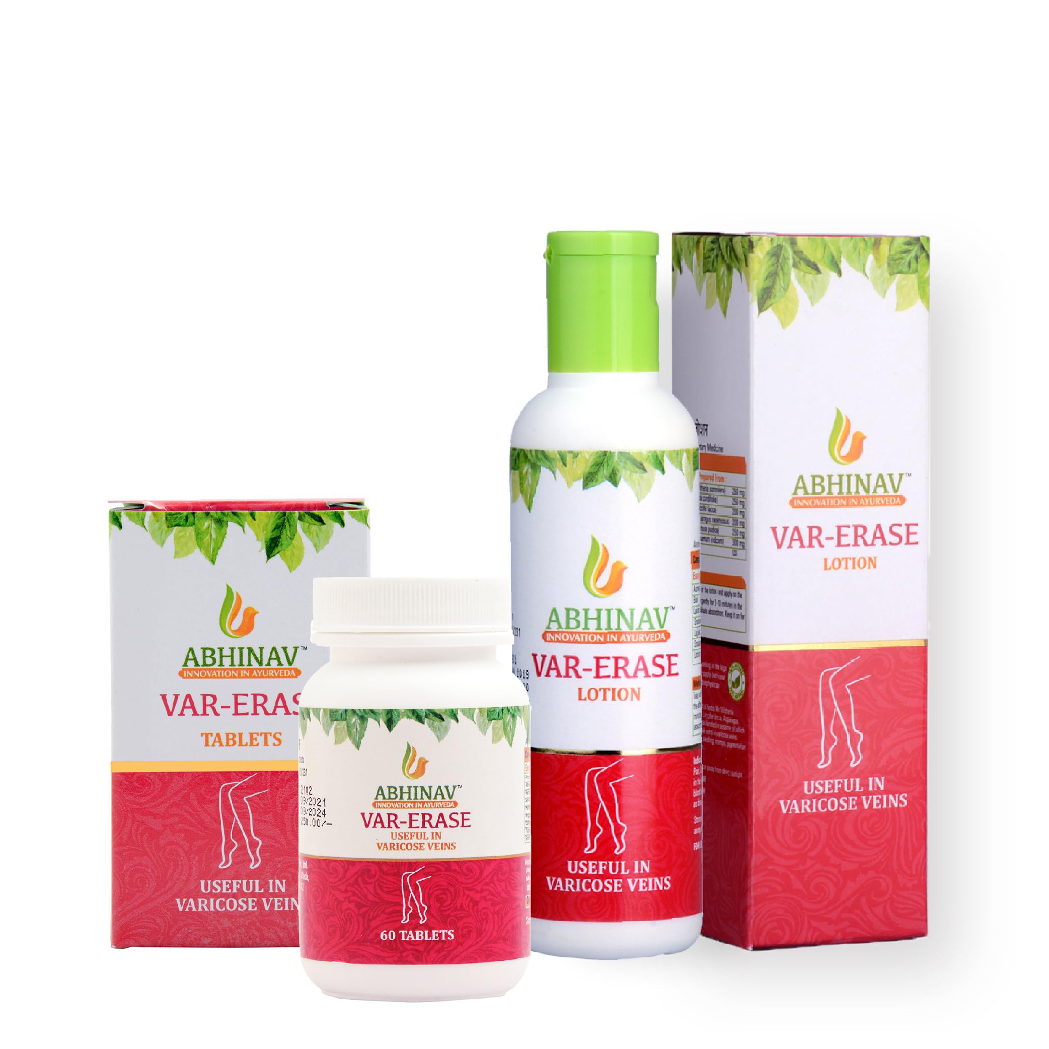 Abhinav Var-Erase Lotion and Var-Erase Tablets FOR Management of leg pain, varicose veins (B0CGDQJ6L6) Amazon Price History, Amazon Price Tracker