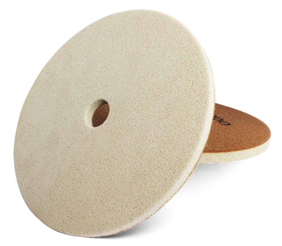 Z-LION 10" Diamond Sponge Fiber Polishing Pads for Granite Marble Stone Clean (7 Pcs Set)