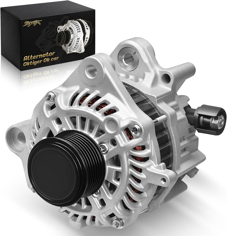 Alternador oktiger 12 V 110 A para Honda Accord 2.4L CVT 2014–2017 – Polia com 7 canais