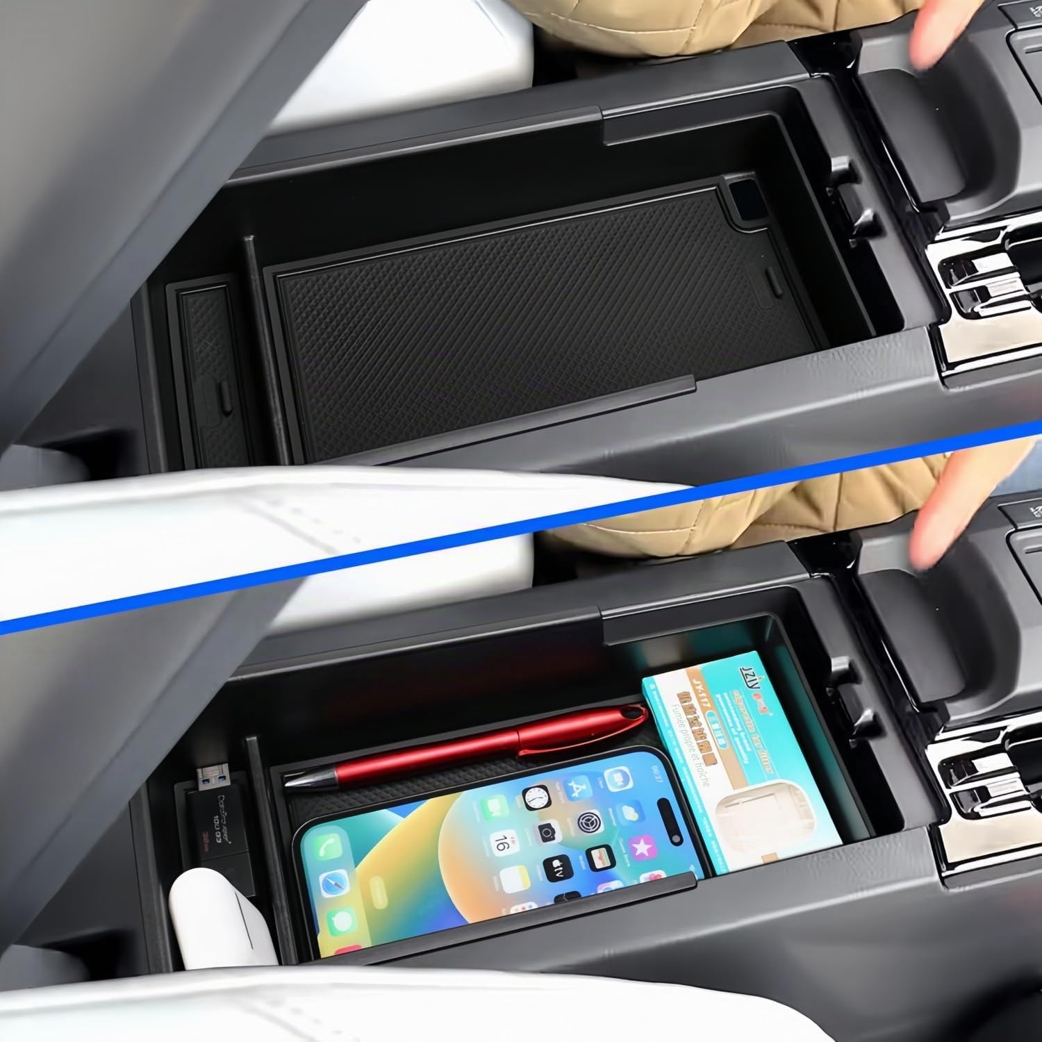 Console Centrale Compatible avec Toyota Prius 5 XW60 2023-2025 2026 Boîte de Rangement de Voiture, Boîte à Gants Accoudoir Organisateur Plateau Accessoires