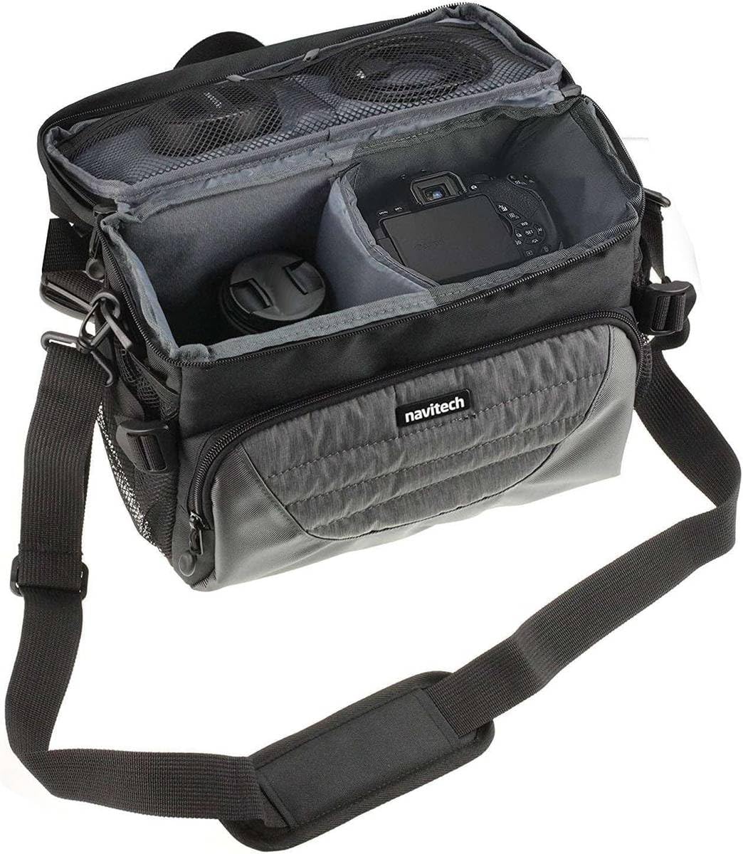 Navitech Borsa a tracolla grigia compatibile con fotocamera istantanea NONS SL660