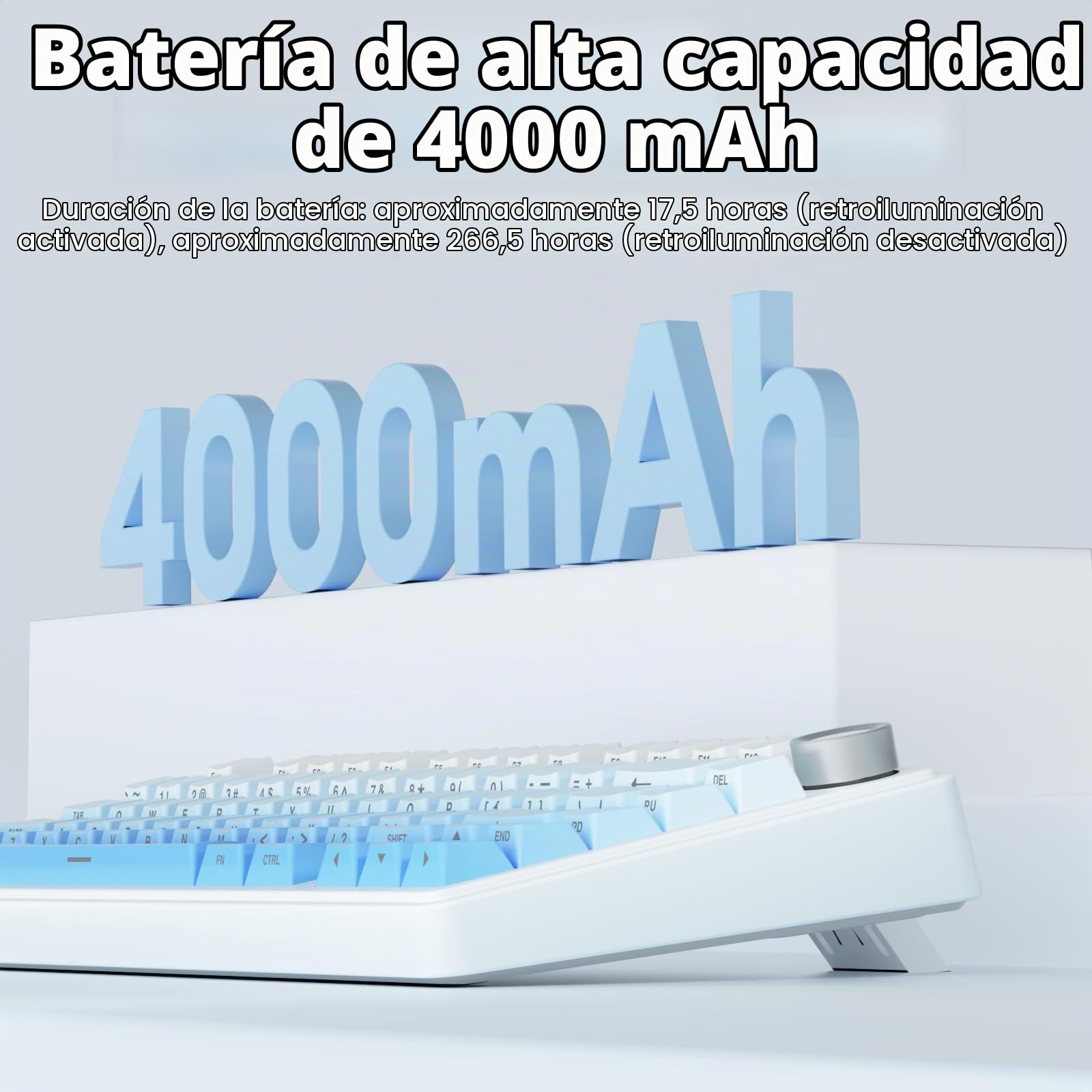 Aula F75 Pro Teclado mecánico inalámbrico, 75% Junta Teclado Personalizado Intercambiable en Caliente, retroiluminación RGB, interruptores lineales prelubridos, Teclas PBT Impresas Laterales, Teclado