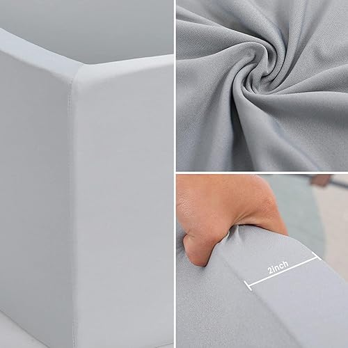 Miniatura 6 de Piscina de bolas de espuma para niños pequeños, piscina cuadrada de bolas blandas, regalo ideal para jugar juguete para niños piscinas para niños,