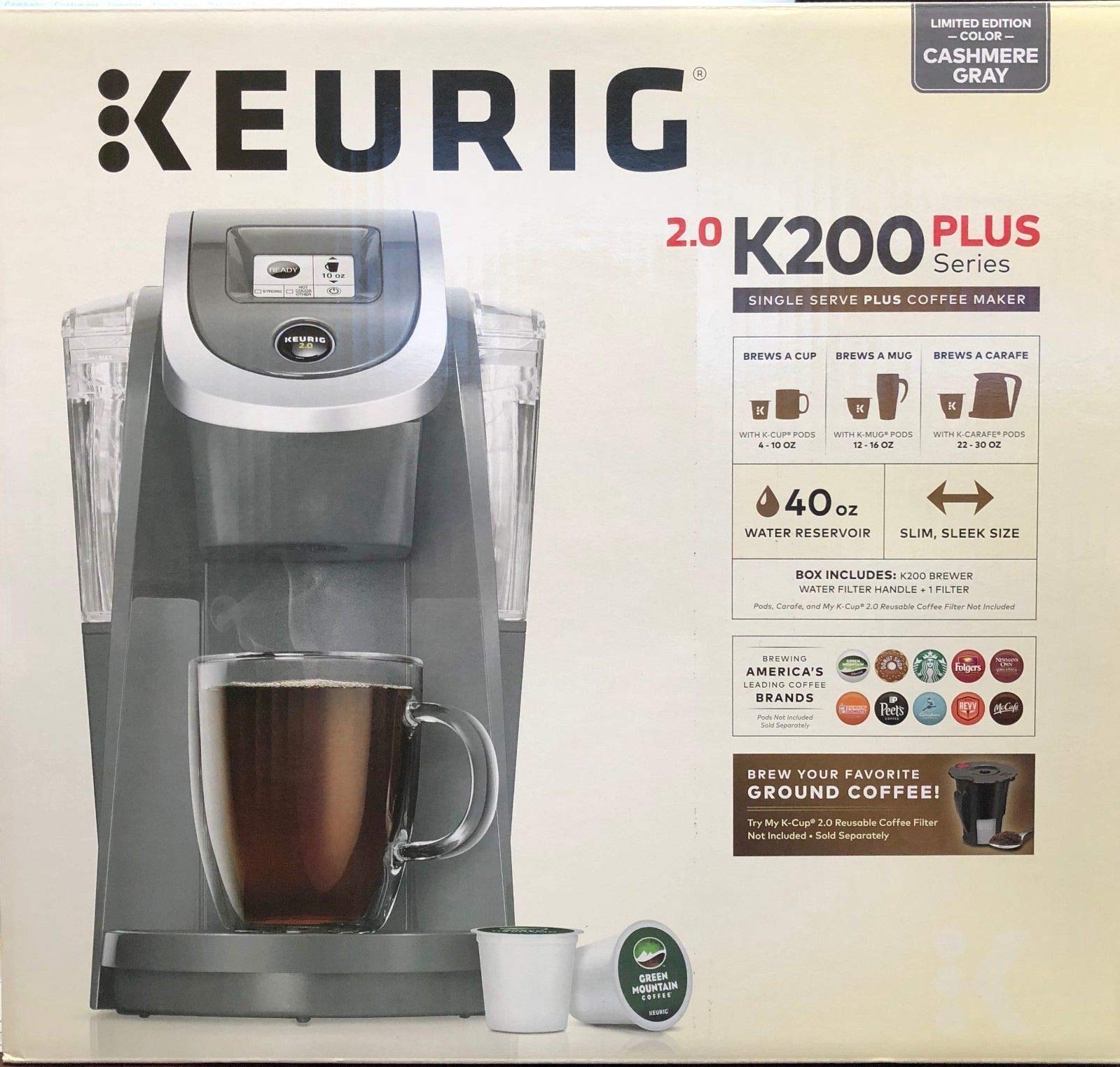 Keurig K200 Single Serve K-Cup Pod 
