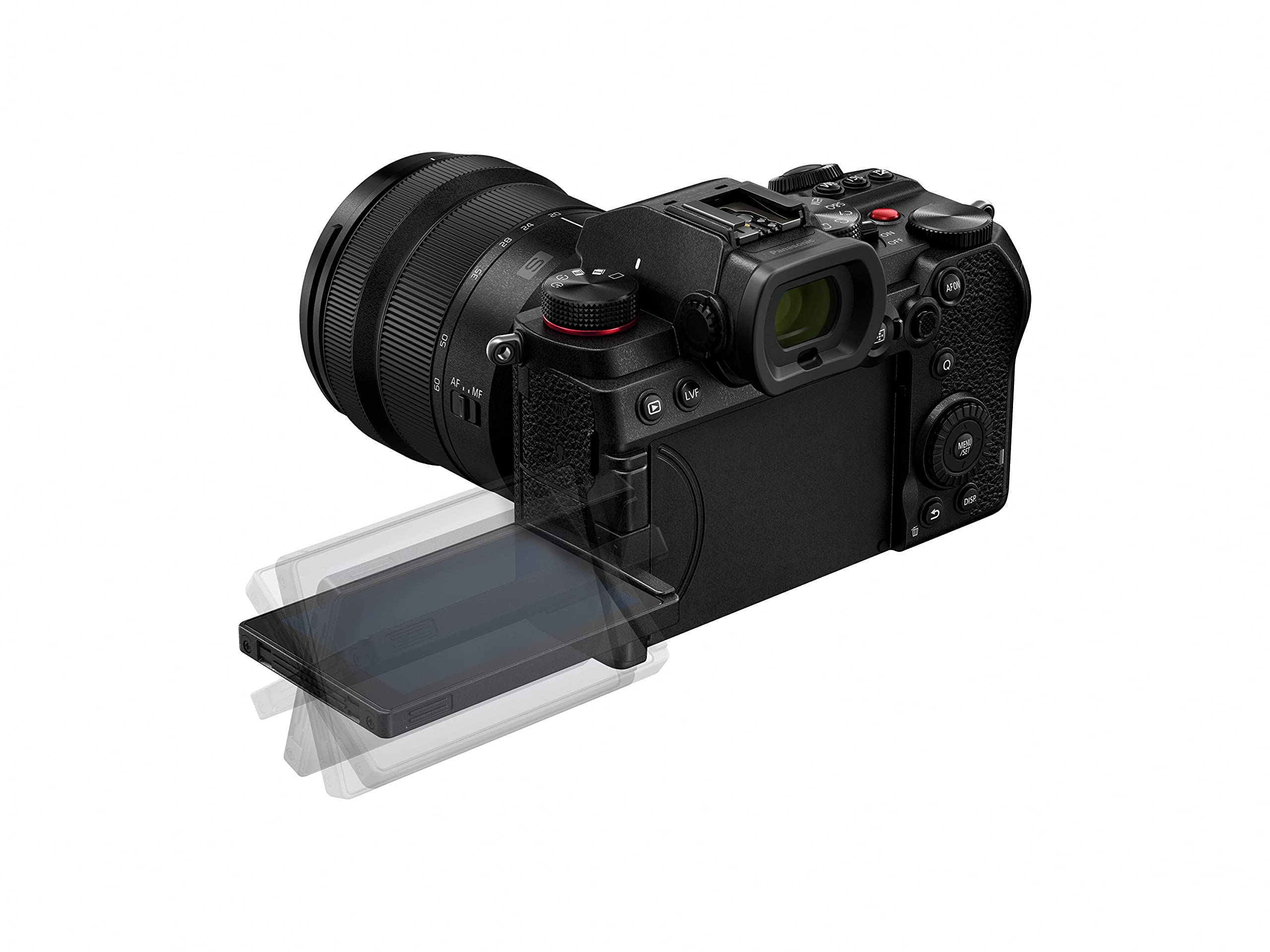 Panasonic LUMIX S DC-S5KCE-EG, fotocamera a pieno formato con due obiettivi: S-R2060 (20-60 mm, F3,5-5,6) e S-S50 (50 mm, F1,8)
