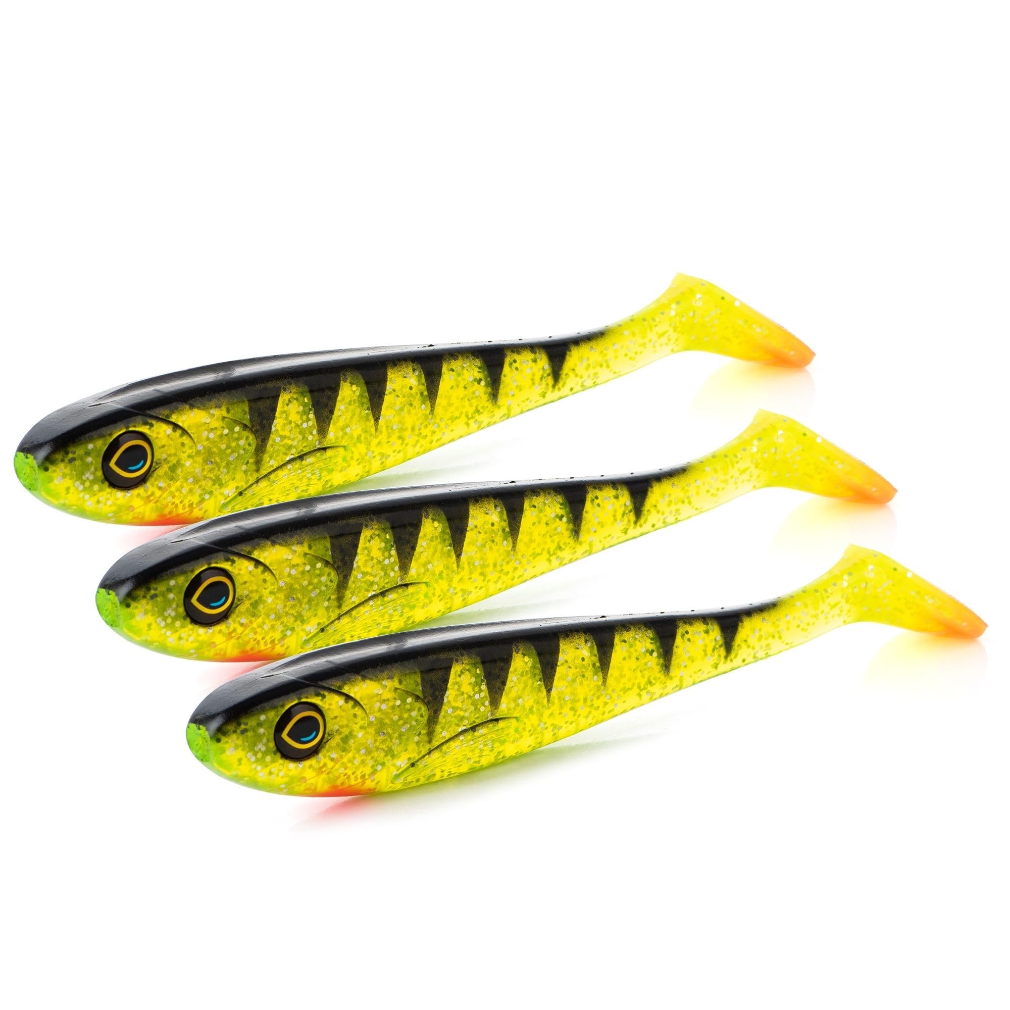 Zite Fishing Inzite Flanker Hecht-Shad 18,5cm - UV-Aktiver Gummiköder für Hecht-Angeln – Robuster & Effektiver Gummifisch – Fängiger Hecht-Köder