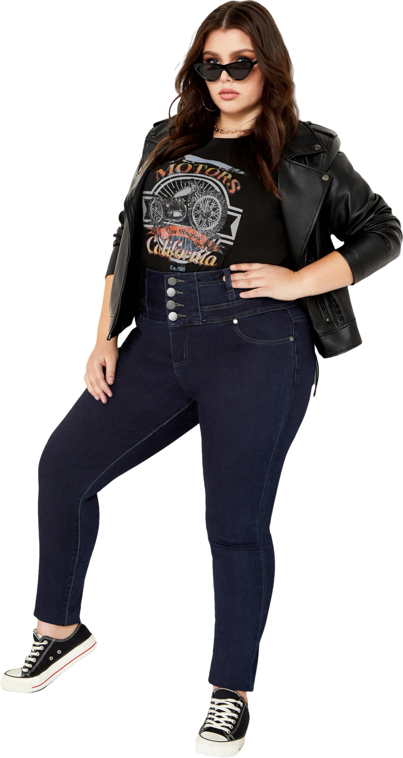 City Chic Women's Indigo Apparel Plus Size Jean H Zoey, 20 Plus