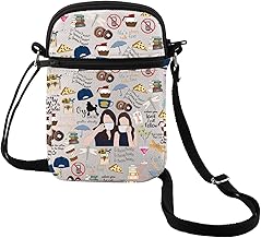 MEIKIUP TV Show Inspired Crossbody Bag G G Shoulder Bag for Daughter G Fans Gift Travel Zipper Pouch