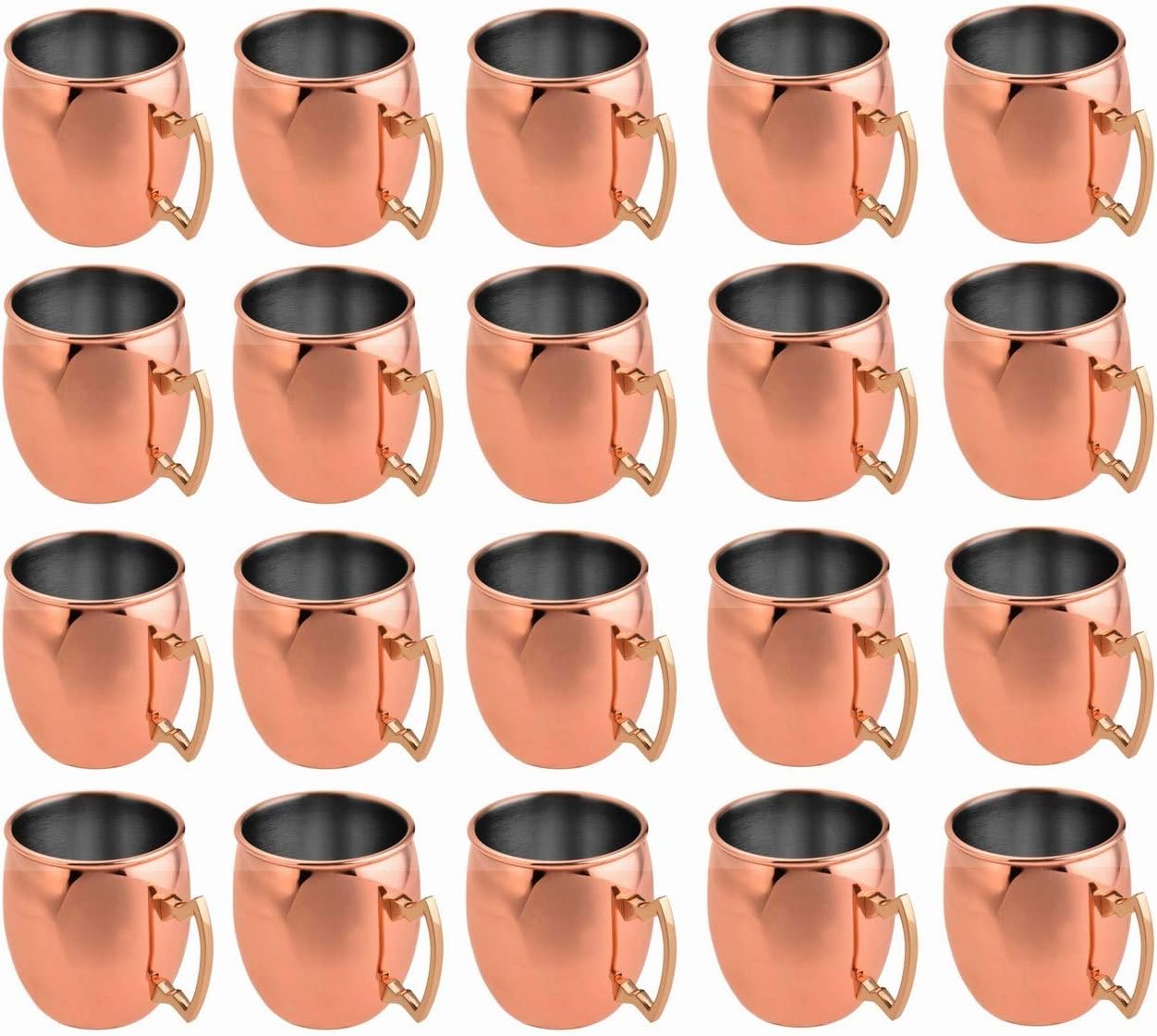 100 Pure Handmade Moscow Mule Copper Mugs/Hammered Beer