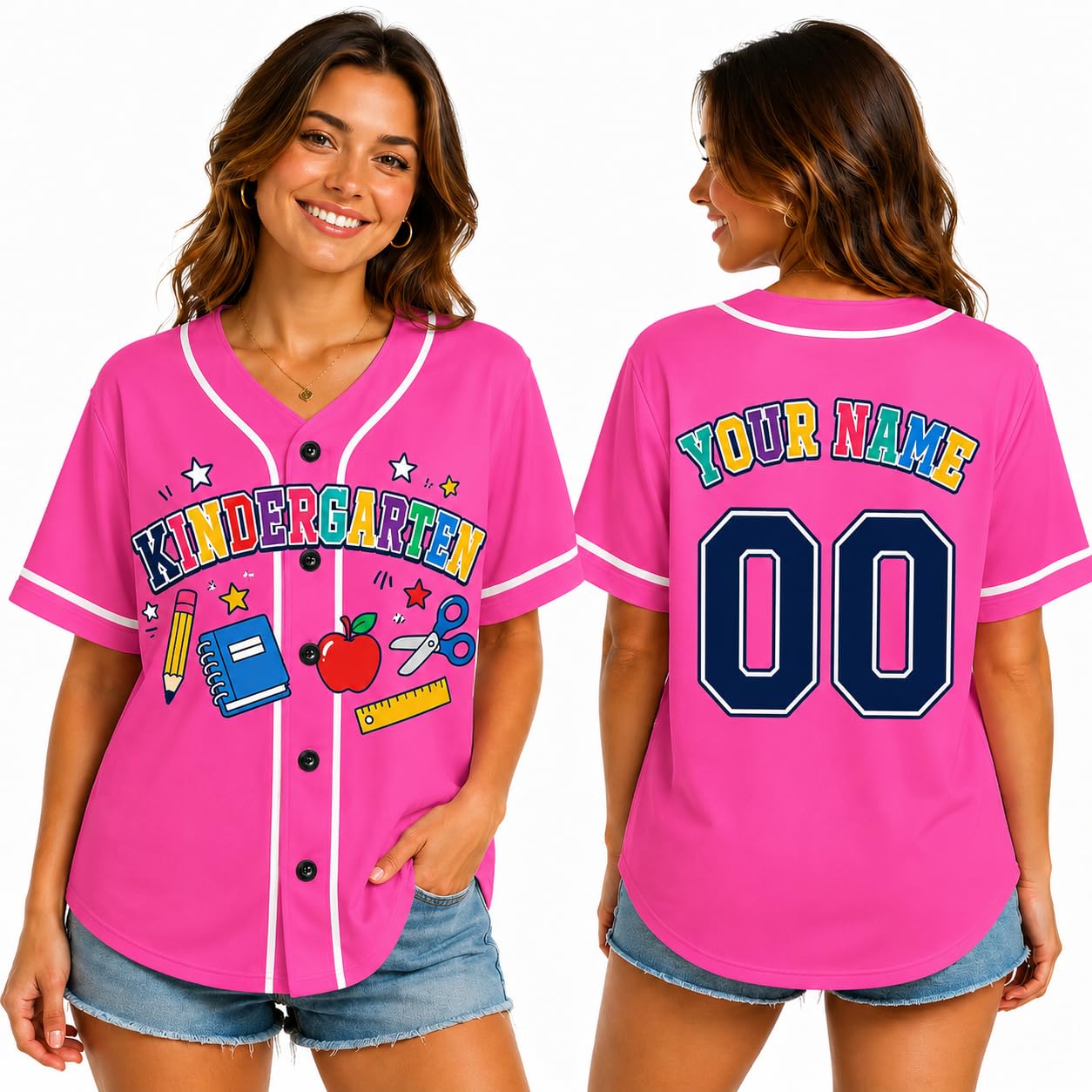 Teacher Jersey Personalized Teacher Shirts Back to School Outfits