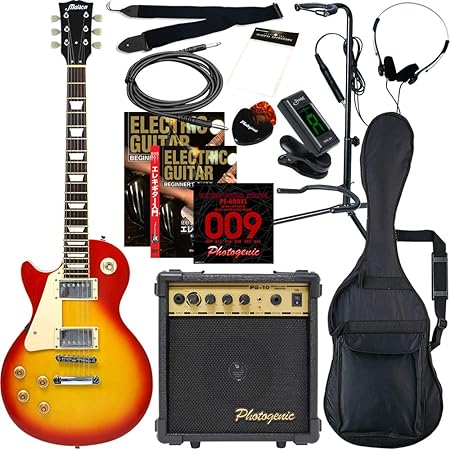 Amazon Maison メイソン エレキギター レスポールタイプ サクラ楽器オリジナル Lp 28lh Cs レフティ 左利き用 エレキ ギターセット 楽器