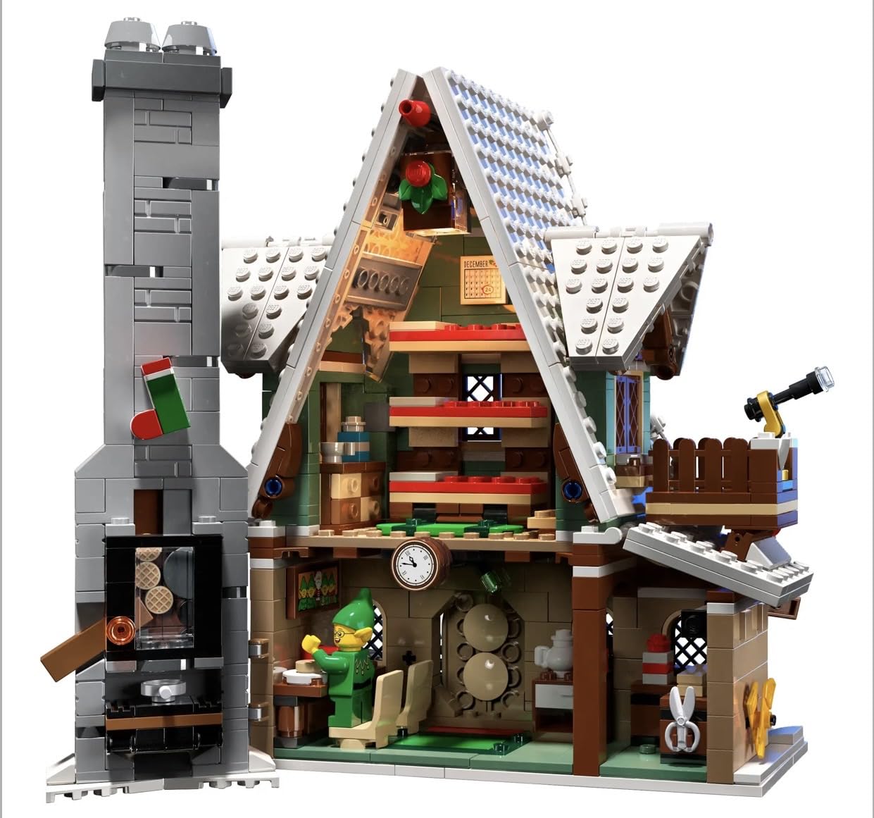 Amazon.co.jp: LEGO 10275 エルフクラブハウス クリスマスキャビン 