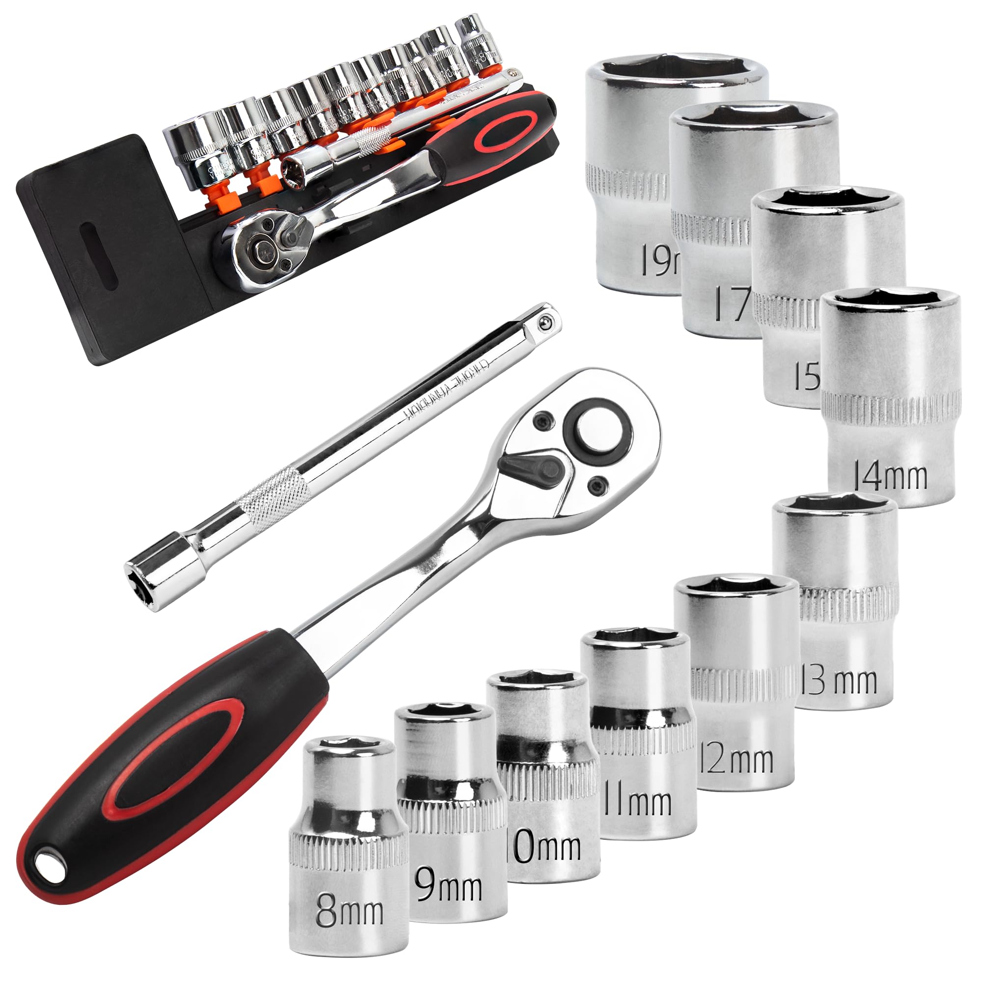 Chiave A Cricchetto Con Bussole Poligonali Intercambiabili GEDORE