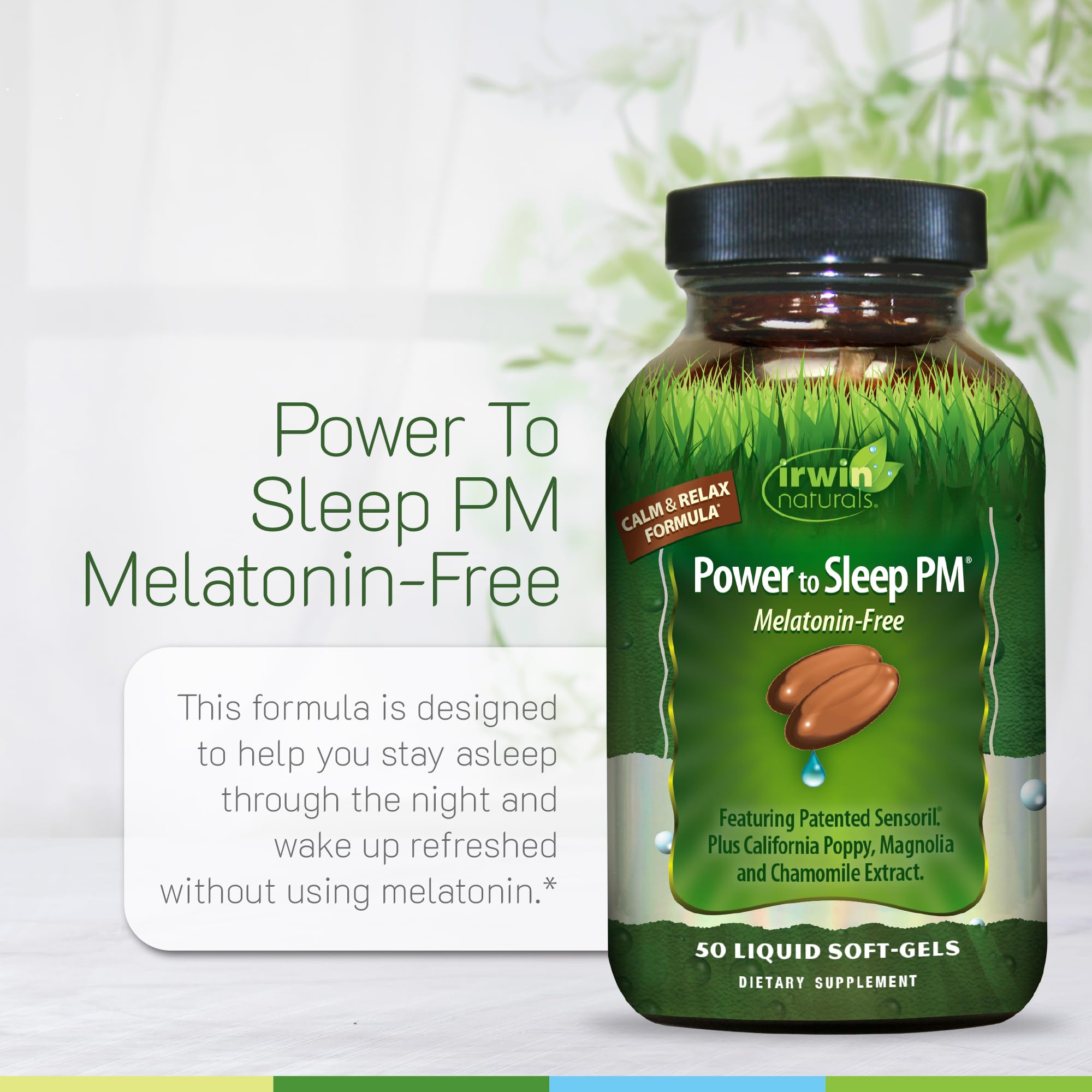 ipamorelin improves sleep quality Irwin Naturals Power to PM Melatonin-Free Sleep Support | 50 Softgels | Natural Sleep Support with Ashwagandha + Magnesium + GABA + L-Theanine | Restful Sleep & Well-Being Chupet Vitamin B12 Cyanocobalamin Triple Liposomal Glutathione Drink:Combo ELASTEN + Triple Liposome Glutathione All Skin Type Eye Cream